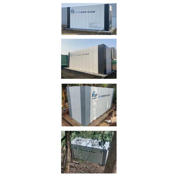 150m3/D Полностью автоматическое оборудование MBR для очистки сточных вод для школьной канализации