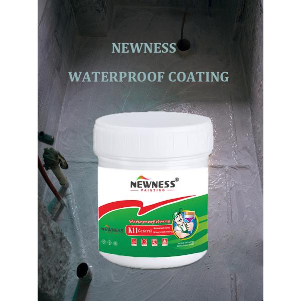 Кристаллизированная гидроизоляция на основе цемента для внутренних стен методом нанесения щетки