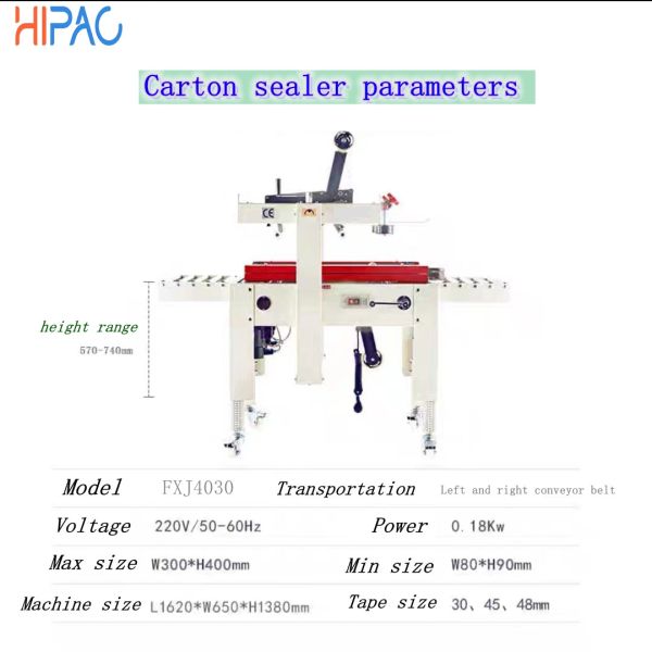 HIPAC FXJ4030 Carton Sealer