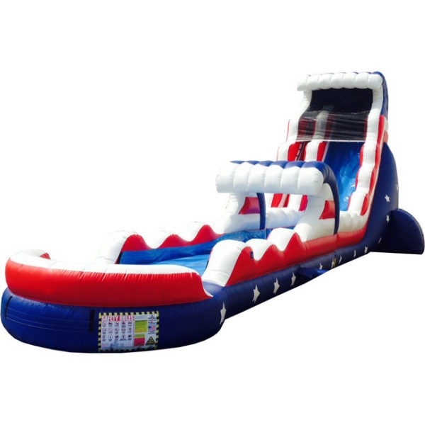 16-18-20-25ft Inflatable Water Slide Pool for Backyard Party Rentals Large Castle Inflatable for Kids