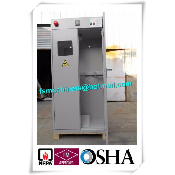 Fire Resistance Gas Cylinder Storage Cabinet , Industrial Safety Cabinets For Cylinders