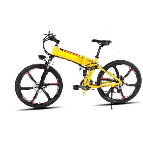 Western Style 48V 1000w Folding Electric Bikes For Adults