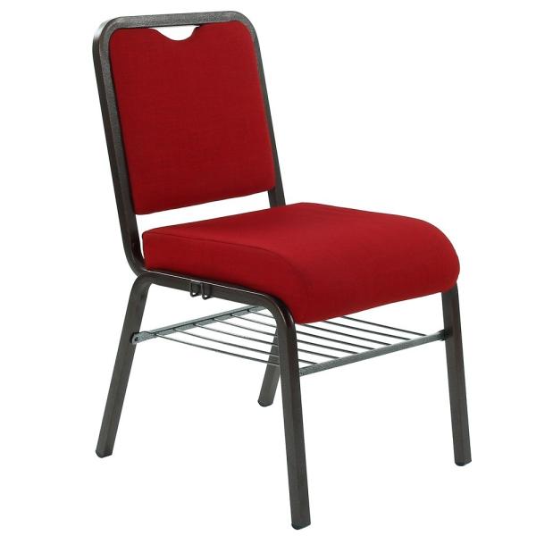 Modern Stackable Gray Church Chairs Metal And Fabric For Commercial Furniture