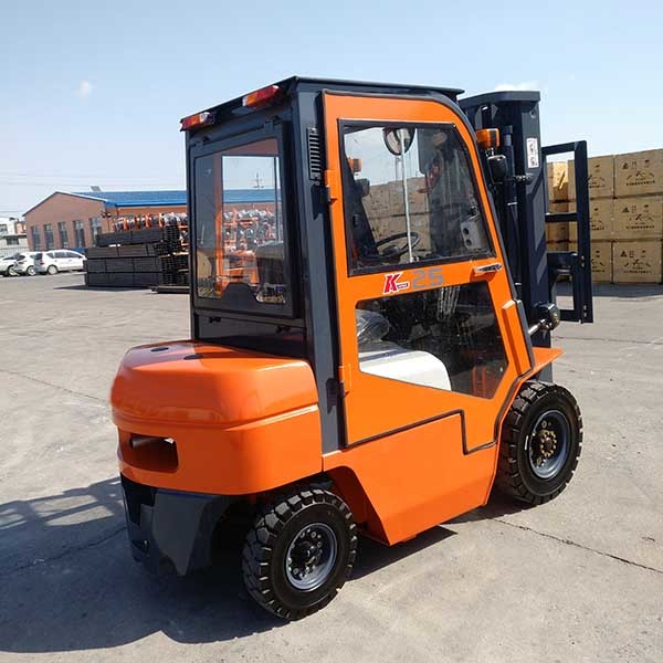 2500kg CPCD25 Gasoline Forklift Chinese Engine 2.5 T Forklift With Cabin