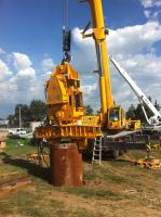 Marteladora vibratória elétrica econômica para construção de pontes