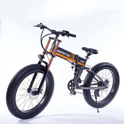 21 Speed Off Road Ebike , Snow Electric Mountain Bicycles Fat Tire 26 Inch