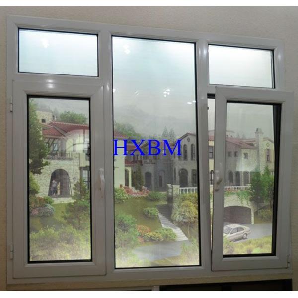 Белый цвет Upvc застекленное двойником Windows и двери для жилых проектов