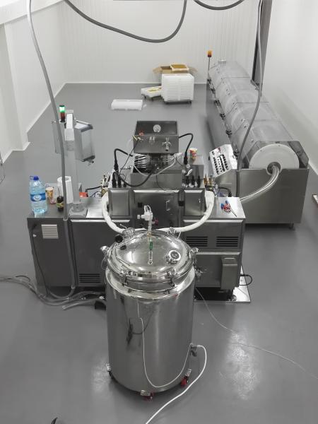 armazenamento 100L que agita o tanque de aço inoxidável com aquecimento elétrico da bomba de vácuo