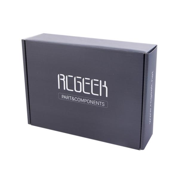 Debossing W9 Flute Corrugated Foldable Gift Boxes Packaging 240*150*50mm