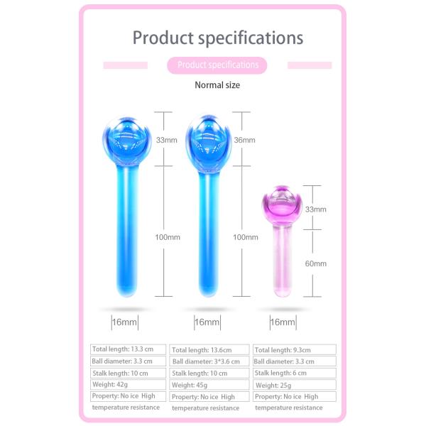 Colorful Ice Globe Small Balls for Facial Roller Cold Skin Massagers Facial Massage Tool Tighten Skin Reduce Puffiness