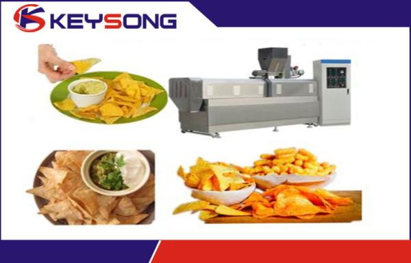Stainless Steel Food Extruder Machine Double Screw Extruder For Puffed Snacks