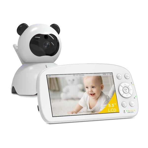 Full HD Baby Monitor with Pan-Tilt Night Vision and Two-Way Audio