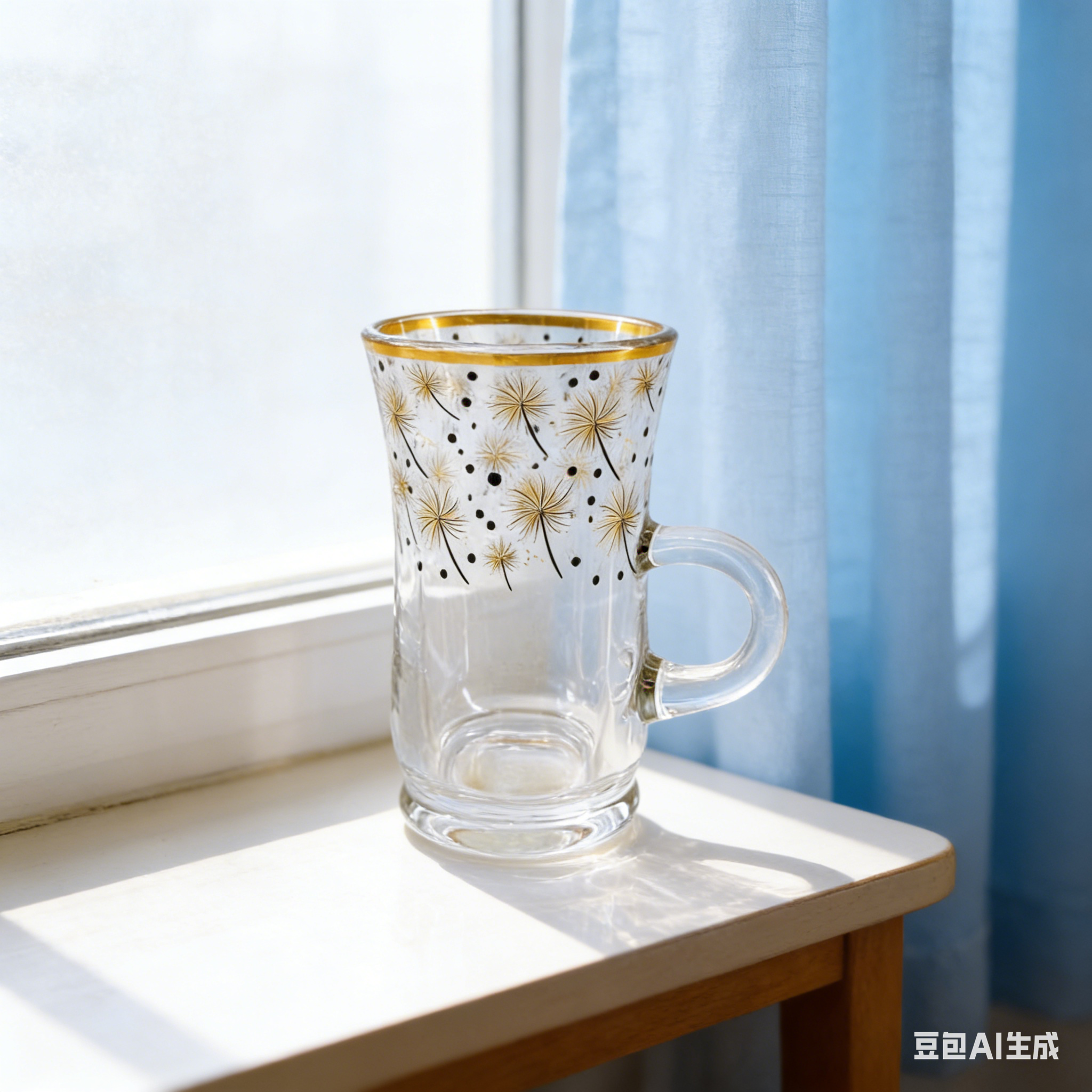 Fanncy Design Heat Resistance 9cm Height 6 Piece Glass coffee cup Crafted To