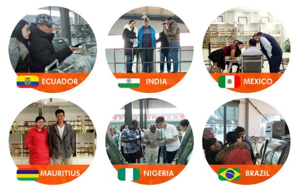 Linha de produção de equipamentos de fabricação de macarrão de pasta de poupança de energia para o mercado italiano
