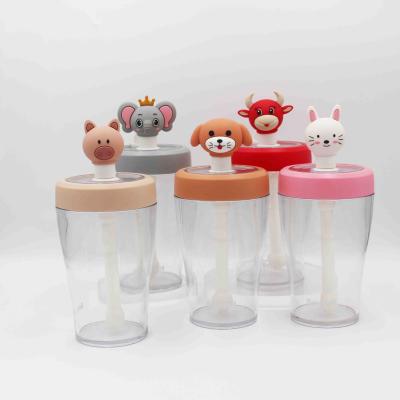 BPA Free Cute Childrens Straw Water Bottle Drinking Juice With Straw