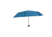 Fim super do manual do punho da luz J do quadro dobrável azul do metal do guarda-chuva aberto