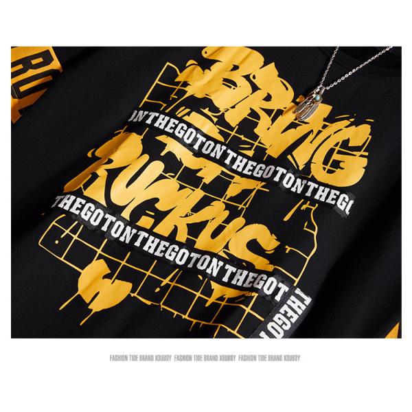 Пресса передачи тепла футболок Streetwear людей 100% хлопок производителя одежды небольшого количества сверхразмерная