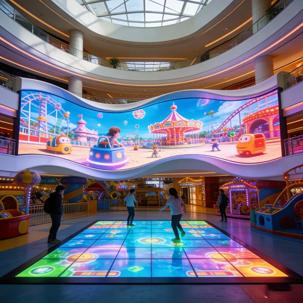 Creative LED Floor Display | Interactive Splicing for Immersive Retail Spaces