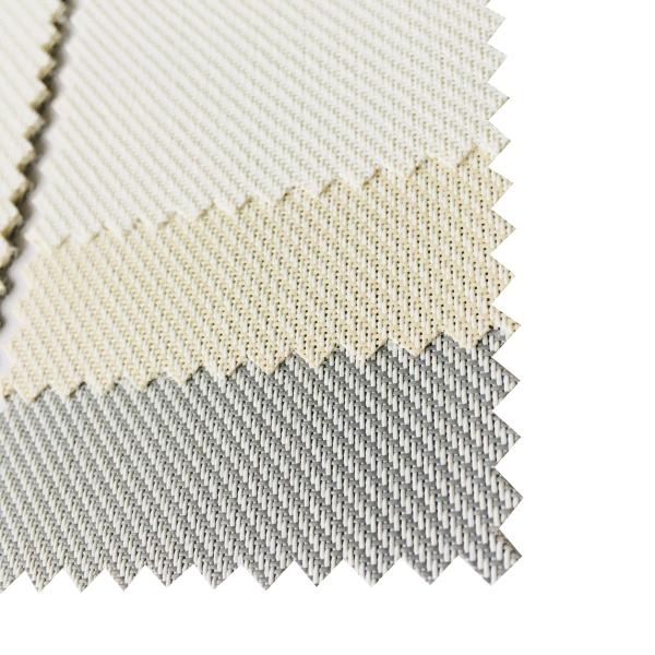 Solar screen 3% openness twill pattern roller blinds fabrics for window treatment