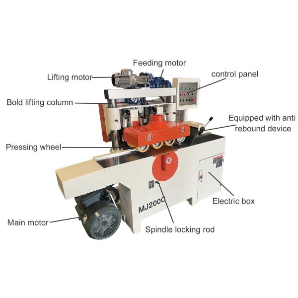 Short Material Cutting Multi-blade Saw with Automatic Feeding and Cutting Function