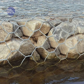 Q 195 Steel Wire Gabion Basket with 60×80mm Mesh Hole for River Bank Protection
