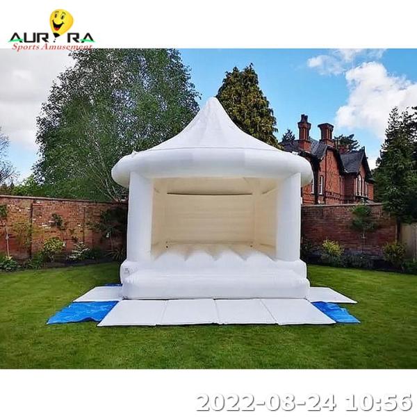 Modern Inflatable Bouncer Bounce House With Shade Backyard Party Bouncy Castle