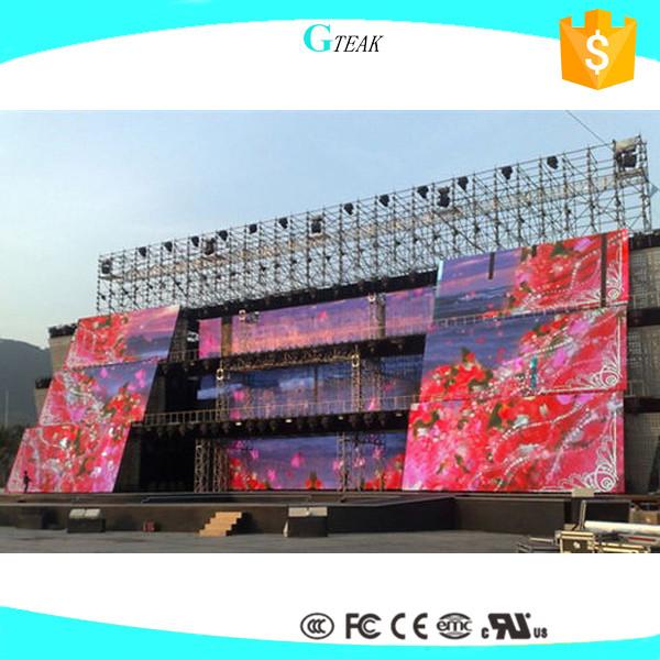 outdoor led display screen stage background led video wall for concert