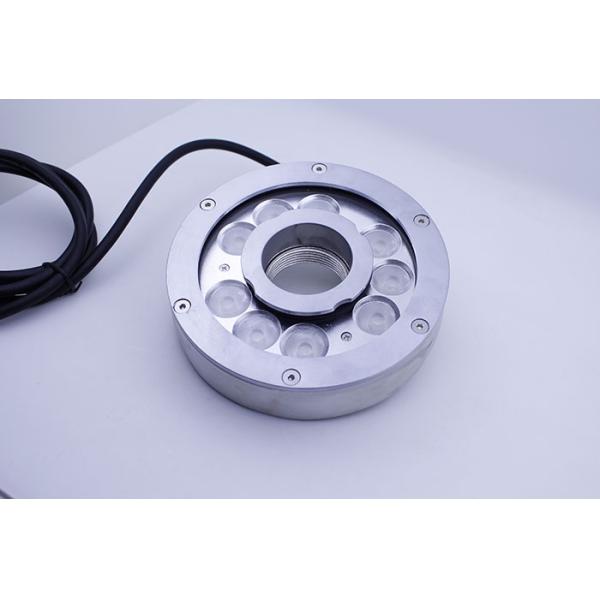 управление 27w IP68 RGBW DMX привело свет нержавеющей стали света 316 фонтана подводный