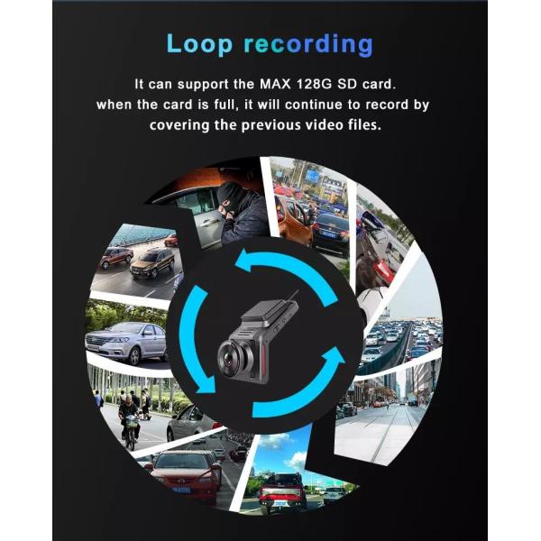 Сверхтонкий автомобильный видеорегистратор 4G с видеорегистратором WDR Full HD1080p