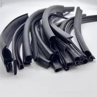 Customized Car Rubber Seal Strip Black Red White Car Windshield Weather Stripping