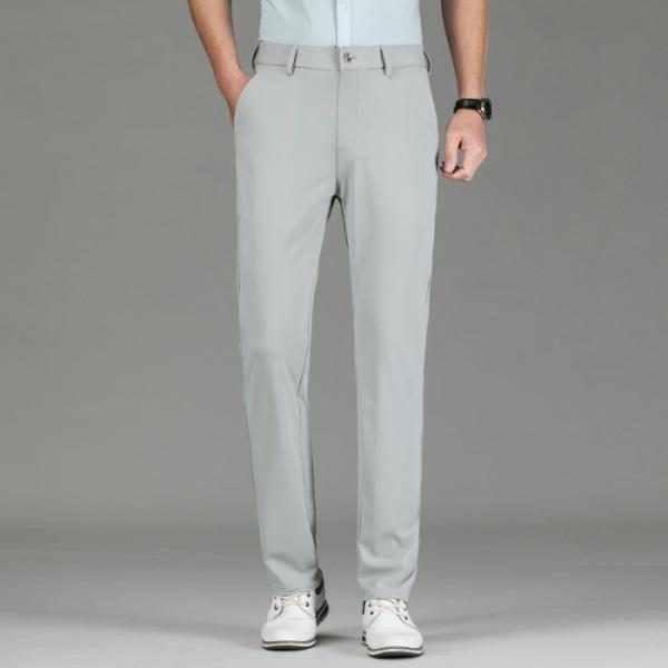Ice Silk Comfort Straight Fit Dress Pants Trousers for Men SOURCE Category Spot Goods