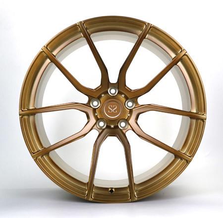 Heavy Duty Brushed Bronze 21 Inch Forged Wheels For Audi Q5