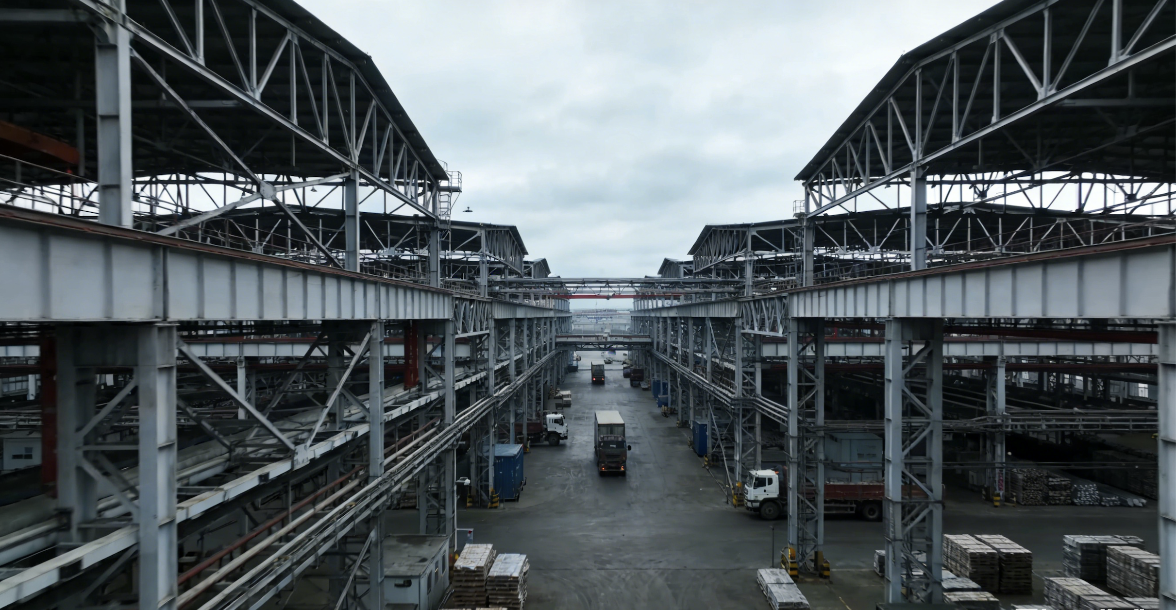 Heavy Weight Prefabricated Steel Building Customizable Steel Warehouse Structure Corrosion Resistant