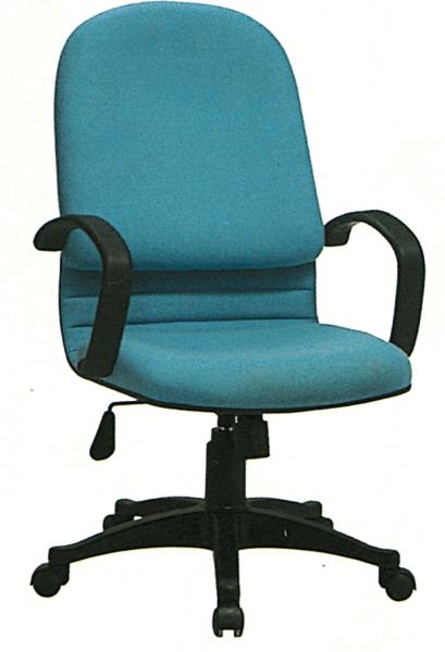 Stationary Fabric Executive Chair , High Back Cloth Office Chairs With Wheels