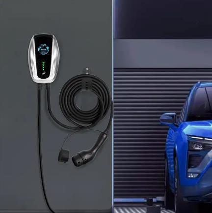 Fast EV Charger Wall Mount IP54 32 Amp EV Charger Level 2 Wallbox