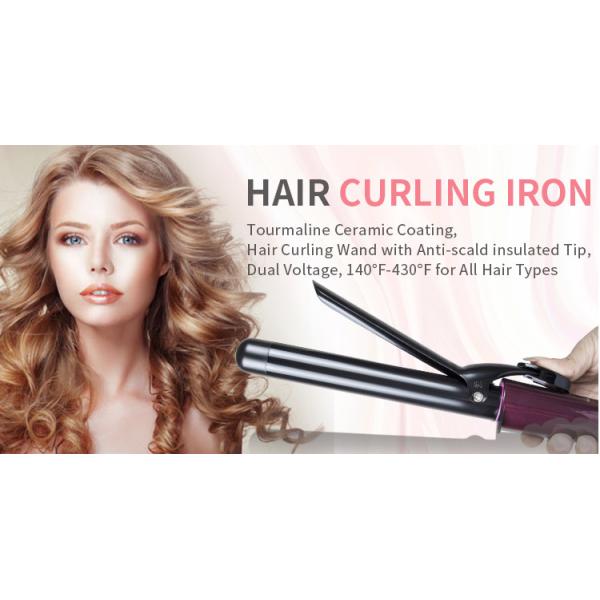 Magic rotating Ceramic Hair Curler with LED Indication Display