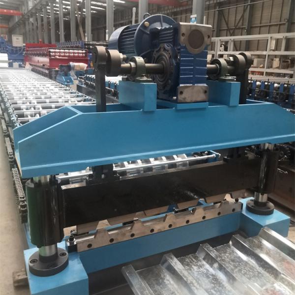 Metal Color Steel Galvanized 686 Ibr Roof Panel Roll Forming Machine For Building Materials