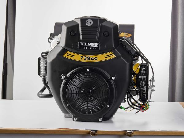 Electric Start Gasoline Engine 744cc 2 Cylinder OHV Portable Jet Rato 740 TLJ 740 OEM
