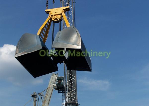 Vessel Clamshell Grapple Bucket Flexible High Dead Weight Long Service Life