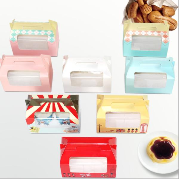 Коробки дисплея картона печатания чернил сои качества еды изготовленные на заказ с ясным окном