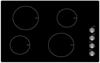 Classy cook 900×520×65mm Five Ring Induction Hob