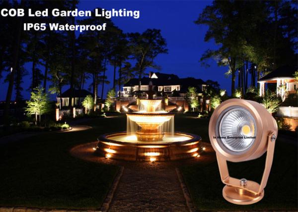 Liga de alumínio conduzida exterior de luzes de inundação do jardim da ESPIGA de DC12V para a paisagem/jardim
