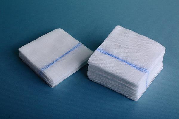 Soft 8 Ply Gauze Pad Sterile 4inx4in Edges Folded White For Wound Care