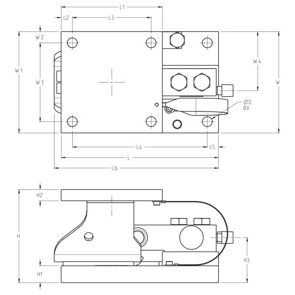 Modulo de sensor de carga de compresión Modulo de célula de carga de haz para la venta