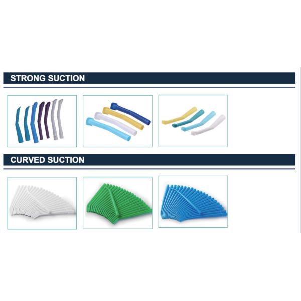 Extremidad desprendible de Protable del PVC del eyector dental consumible médico de la saliva