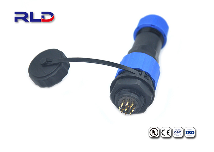 Тип 12 соединитель гайки держателя панели штепсельной вилки Pin AWG 25A 4 водоустойчивый
