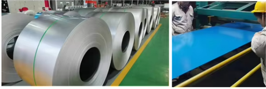 Color Coated Steel Coil Plate Galvanized Steel Coil for Building Material Prepainted Ppgi
