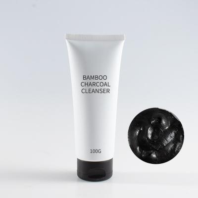 Produits des soins de la peau des hommes écumants propres profonds de détergent de charbon de bois en bambou