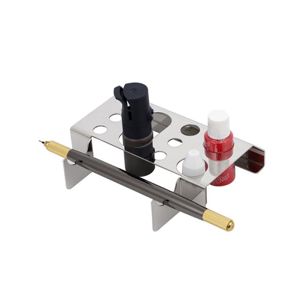 Tattoo Supplies Stainless Steel Permanent Makeup Tattoo Ink Cup Holder, Pen Holder
