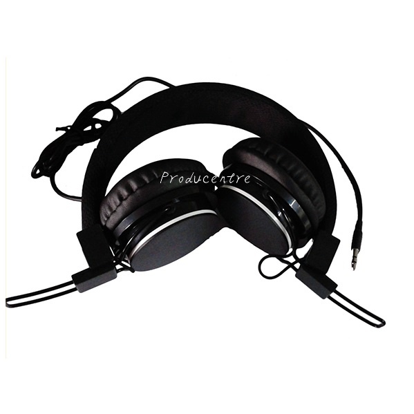 HIFI sound true stereo wired earphone headphone headset with over ear ear cushion ear pads